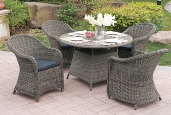 227 Outdoor Patio 5Pc Table Set by Poundex w/Options [PXOUT-227]