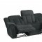 Nutmeg Recliner Sofa 9901CC in Charcoal by Homelegance w/Options