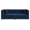 Ellington Sofa in Navy Blue Fabric by Elements w/Options