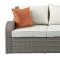 Salena Patio Sectional & Ottoman 45010 in Gray & Beige by Acme