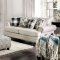 Nash Sofa SM8101 in Ivory Linen-Like Fabric w/Options