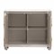 950709 Mirrored Doors Cabinet in Silver Tone by Coaster