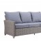 Greeley Outdoor 4Pc Patio Sofa Set OT01090 in Gray by Acme