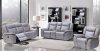 Carly 628 Motion Sofa in Grey Leather Air w/Optional Items