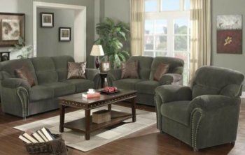 Patricia 50950 Sofa in Olive Velvet by Acme w/Options [AMS-50950 Patricia Olive]