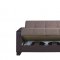 Maximum Value Sofa Bed in Brown Fabric by Casamode w/Option