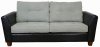 Light Grey Fabric Modern Loveseat & Sofa Set w/Options