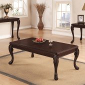 703408 Coffee Table in Cappuccino by Coaster w/Options