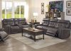 Trenton Motion Sofa & Loveseat Set 602064 Dark Grey - Coaster