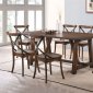 Kaelyn Dining Room Set 5Pc 73030 in Dark Oak by Acme