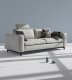 Magni Sofa Lounger in Natural Fabric by Innovation