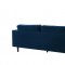 Emilly Sofa 625 in Navy Velvet Fabric by Meridian w/Options