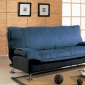 Black and Blue Modern Sofa Bed With Extra Cushioned Layer