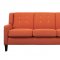 Roweena Sofa & Loveseat Set 1218RN in Orange Fabric -Homelegance