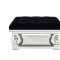 Lotus Ottoman AC00536 in Mirror by Acme