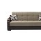 Carlton Sofa Bed & Loveseat Set in Brown Fabric