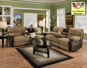 183400 Cortland Power Reclining Sofa Fabric by Chelsea w/Options [CHFS-183400PWR Cortland]