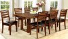 Oxley CM3536T Solid Wood Dining Table in Dark Oak w/Options