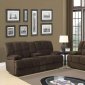 U201 Motion Sofa in Chocolate Fabric by Global w/Options