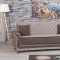 Luxmark Sofa Bed in Beige & Brown Fabric by Casamode w/Options