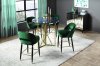 Bali Counter Height Table 3Pc Set 109418 Green Chairs by Coaster