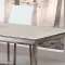 Claudia Dining Table 5Pc Set w/Ceramic Glass Top by Chintaly