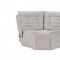 U6066 Modular Power Motion Sectional Sofa in Cream by Global