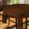 CM3332PT Ottawa II 5Pc Counter Height Dinette Set in Walnut