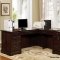 Tami Office Desk CM-DK6384 in Dark Walnut w/Options