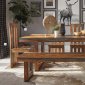 Paloma Dining Table 109561 in Grey Sheesham by Coaster w/Options