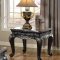 Florence Coffee Table 218 in Black w/Marble Top & Optional End T