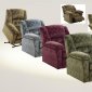 Choice of Color Fabric Modern Wellington Power Lift Recliner