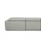 1576 Sectional Sofa in Gray Leather by ESF