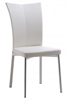 Alice Dining Chairs Set of 2 White, Black or Brown - Whiteline [WLDC-Alice]