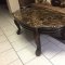 Amanda Coffee Table in Cherry w/Genuine Marble Top