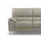 Tatiana Sofa & Loveseat Set in Taupe Leather by Whiteline