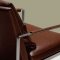 Brown or Tan Contemporary Leather Club Chair