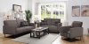 U819 Sofa & Loveseat Set in Dark Gray Fabric by Global w/Options