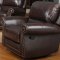 M9922 James Sofa & Loveseat in Tobacco Set by Leather Italia