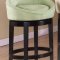 Choice of Color Microfiber Set of 2 Igloo Swivel Barstools