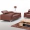 2537 Sofa in Saddle Brown Leather by ESF