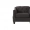 16150 Sofa in Bing Ash Fabric by Serta Hughes w/Options