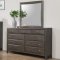 Phoenix Bedroom 205470 in Coco Gray & Black by Coaster w/Options