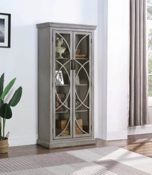 950839 Tall Cabinet in Antique Grey by Coaster [CRCA-950839]