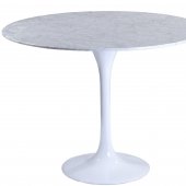 Lippa 40" Marble Table in White by Modway EEI-512