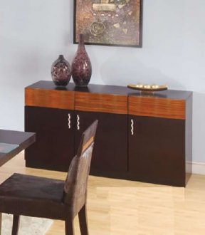 Wenge Finish Modern Elegant Buffet