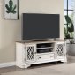 Florian TV Stand LV01665 in Antique White & Oak by Acme