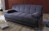 Nexo Sofa Bed Convertible in Gray Fabric by Mobista