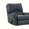 7058 Sofa & Loveseat in Pacific Steel Blue Fabric by Simmons