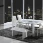 DG081DT Dining Table by Global w/Options in White